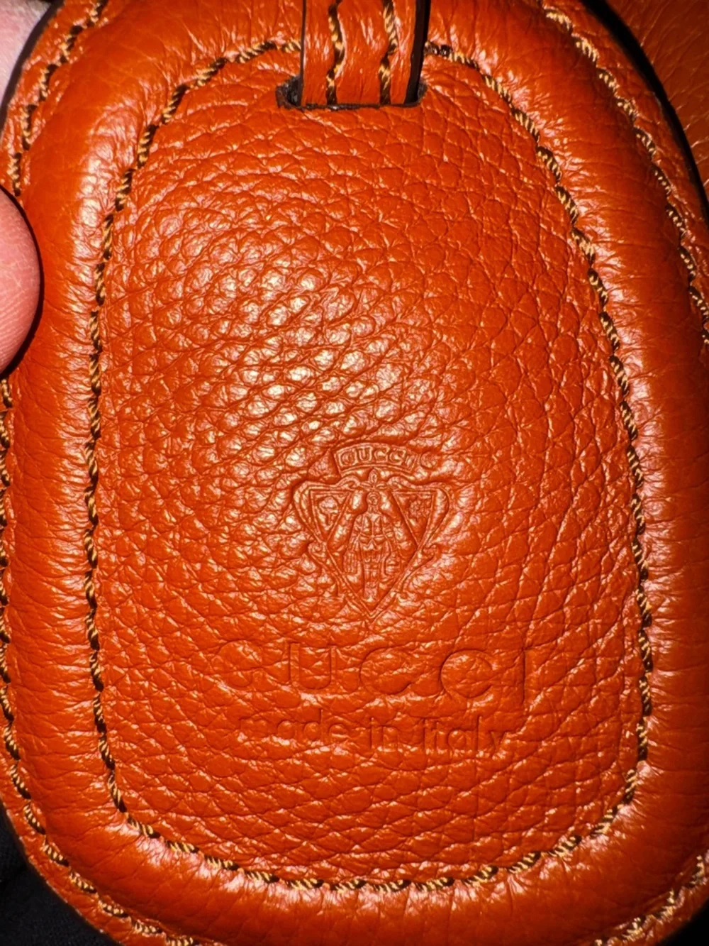 Gucci Tan-Brown GG Canvas Crossbody with Tassel Detail - Picture 14 of 14
